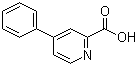 结构式 CAS# 52565-56-7, 4-苯基吡啶-2-羧酸