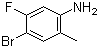 结构式 CAS# 52723-82-7, 4-溴-5-氟-2-甲基苯胺