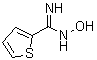 结构式 CAS# 53370-51-7, N-羟基噻吩-2-甲脒