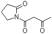 结构式 CAS# 53544-25-5, N-乙酰乙酰基-2-吡咯烷酮