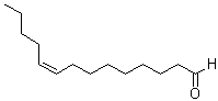 结构式 CAS# 53939-27-8, (Z)-9-十四碳烯醛