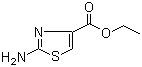 结构式 CAS# 5398-36-7, 2-氨基噻唑-4-甲酸乙酯
