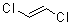 structure of CAS# 540-59-0, 1,2-Dichloroethene;1,2-Dichloroethylene; Acetylene dichloride; Dioform; sym-Dichloroethylene