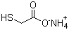 结构式 CAS# 5421-46-5, 巯基乙酸铵; 硫代乙醇酸铵