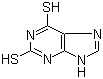 2,6-二巯基嘌呤分子结构 (CAS 5437-25-2)