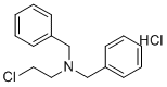 结构式 CAS# 55-43-6, N-(2-氯乙基)二苄胺盐酸盐