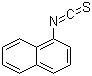 结构式 CAS# 551-06-4, 1-萘异硫氰酸酯; 1-异硫代氰酸萘基酯