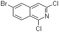 structure of CAS# 552331-05-2, 6-Bromo-1,3-dichloroisoquinoline