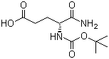 结构式 CAS# 55297-72-8, Boc-D-异谷氨酰胺; N-叔丁氧羰基-D-异谷氨酰胺