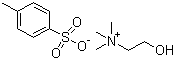 结构式 CAS# 55357-38-5, 胆碱对甲苯磺酸盐; (2-羟乙基)三甲基对甲苯磺酸铵