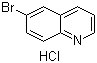 结构式 CAS# 55377-26-9, 6-溴喹啉盐酸盐