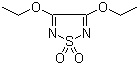 结构式 CAS# 55904-84-2, 3,4-二乙氧基-1,2,5-噻二唑 1,1-二氧化物