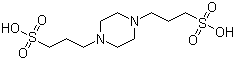结构式 CAS# 5625-56-9, 1,4-哌嗪二丙磺酸