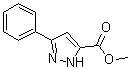 structure of CAS# 56426-35-8, Methyl 3-phenyl-1H-pyrazole-5-carboxylate;Methyl 5-phenyl-1H-pyrazole-3-carboxylate