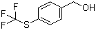 结构式 CAS# 56456-52-1, 4-三氟甲硫基苯甲醇; 对三氟甲硫基苯甲醇; 4-三氟甲硫基苄醇