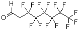 结构式 CAS# 56734-81-7, 3,3,4,4,5,5,6,6,7,7,8,8,8-十三氟辛醛