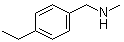 结构式 CAS# 568577-84-4, 4-乙基-N-甲基苯甲胺