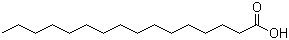 structure of CAS# 57-10-3, Palmitic acid;Hexadecanoic acid