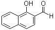 结构式 CAS# 574-96-9, 1-羟基-2-萘甲醛