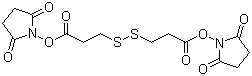 结构式 CAS# 57757-57-0, 3,3'-二硫代二丙酸 二(N-羟基丁二酰亚胺酯)