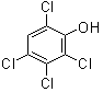 结构式 CAS# 58-90-2, 2,3,4,6-四氯苯酚