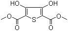 结构式 CAS# 58416-04-9, 3,4-二羟基噻吩-2,5-二甲酸二甲酯