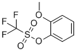 结构式 CAS# 59099-58-0, 2-甲氧基苯基三氟甲烷磺酸酯