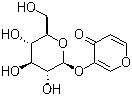 structure of CAS# 59219-76-0, Erigeroside;3-(beta-D-Glucopyranosyloxy)-4H-pyran-4-one