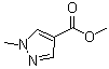 结构式 CAS# 5952-93-2, 1-甲基-1H-吡唑-4-羧酸甲酯