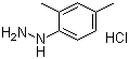 structure of CAS# 60480-83-3, 2,4-Dimethylphenylhydrazine hydrochloride;1-(2,4-Dimethylphenyl)hydrazine hydrochloride