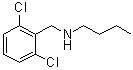 structure of CAS# 60509-36-6, N-Butyl-2,6-dichlorobenzenemethanamine