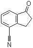 结构式 CAS# 60899-34-5, 4-氰基-1-茚满酮; 2,3-二氢-1-氧代-1H-茚-4-甲腈