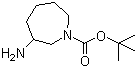 结构式 CAS# 609789-17-5, 3-氨基氮杂环庚烷-1-甲酸叔丁酯
