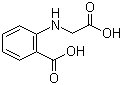 structure of CAS# 612-42-0, N-(2-Carboxyphenyl)glycine;2-[(Carboxymethyl)amino]benzoic acid; N-(Carboxymethyl)anthranilic acid; NSC 80600