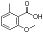 structure of CAS# 6161-65-5, 2-Methoxy-6-methylbenzoic acid