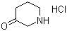 结构式 CAS# 61644-00-6, 哌啶-3-酮盐酸盐