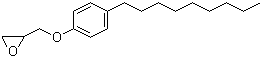 结构式 CAS# 6178-32-1, 4-壬基苯缩水甘油醚; 对壬基苯缩水甘油醚