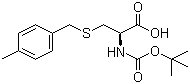 Boc-S-(4-methylbenzyl)-L-cysteine molecular structure (CAS 61925-77-7)