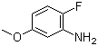 结构式 CAS# 62257-15-2, 2-氟-5-甲氧基苯胺