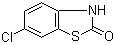 结构式 CAS# 62266-81-3, 6-氯-2(3H)-苯并噻唑酮