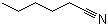 structure of CAS# 628-73-9, Hexanenitrile