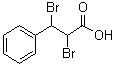 结构式 CAS# 6286-30-2, alpha,beta-二溴苯丙酸