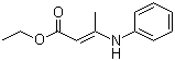 structure of CAS# 6287-35-0, Ethyl 3-anilinobut-2-enoate;Ethyl 3-anilinocrotonate