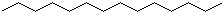 structure of CAS# 629-59-4, Tetradecane;n-Tetradecane