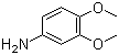 structure of CAS# 6315-89-5, 4-Aminoveratrole;3,4-Dimethoxyaniline; 1,2-Dimethoxy-4-aminobenzene