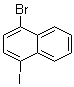 structure of CAS# 63279-58-3, 1-Bromo-4-iodonaphthalene;1-Iodo-4-bromonaphthalene