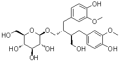 structure of CAS# 63320-67-2, Secoisolariciresinol beta-D-glucoside