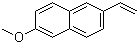 结构式 CAS# 63444-51-9, 6-甲氧基-2-萘乙烯