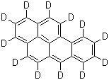 结构式 CAS# 63466-71-7, 十二氘代苯并[a]芘