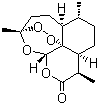结构式 CAS# 63968-64-9, 青蒿素; (3R,5aS,6R,8aS,9R,10S,12R,12aR)-十氢-3,6,9-三甲基-3,12-桥氧-12H-吡喃并[4,3-j]-1,2-苯并二塞平-10-酮